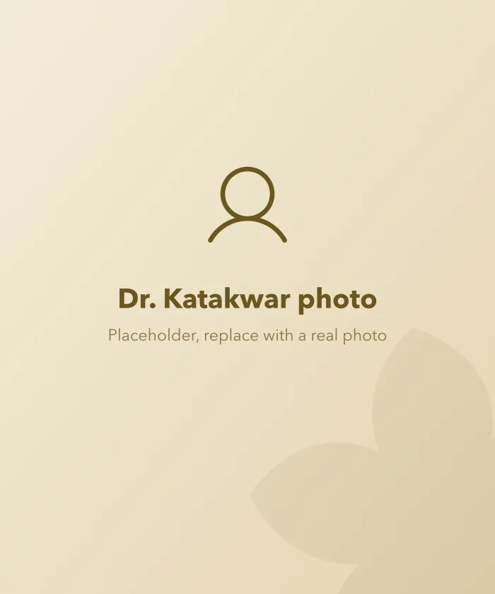 Placeholder for a photo of Dr. Katakwar