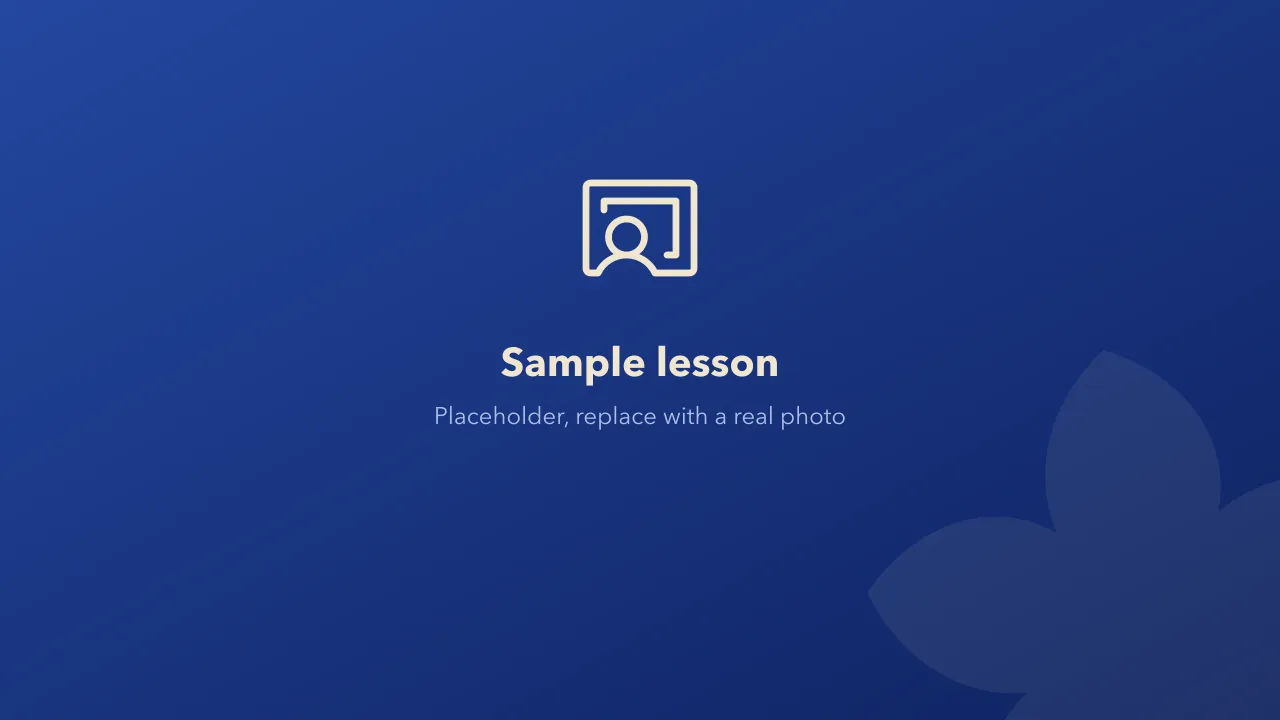 Placeholder for a sample physics lesson video
